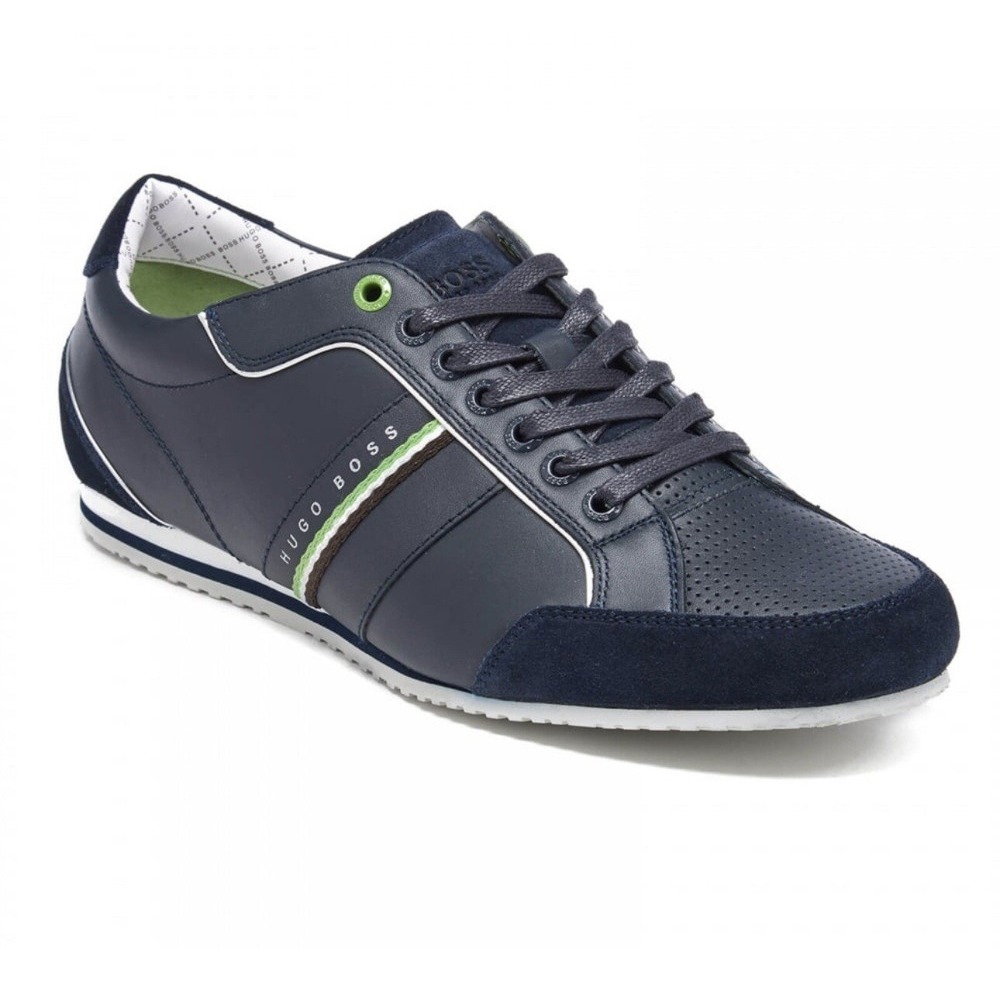 HUGO BOSS Men's Blue Victoire LA (Low Profile) Trainers EU 40 US 7 VGC